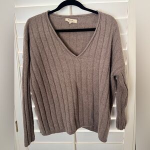 Madewell Cashmere V-Neck Sweater - S